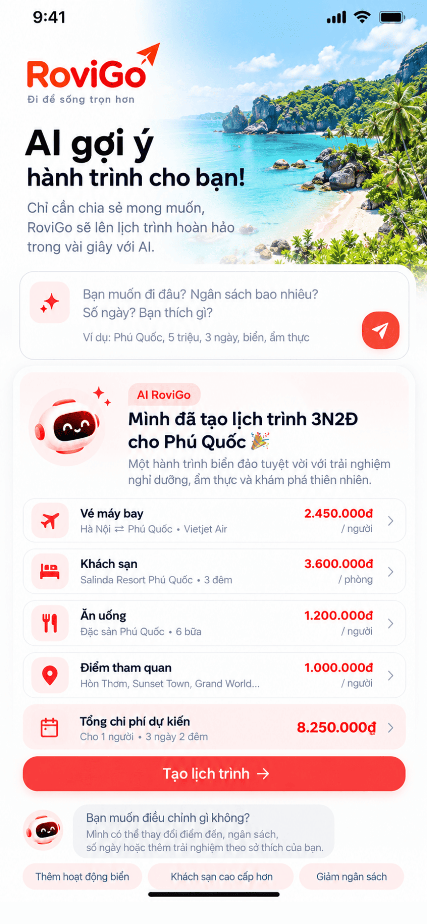 App du lịch - Booking Tour